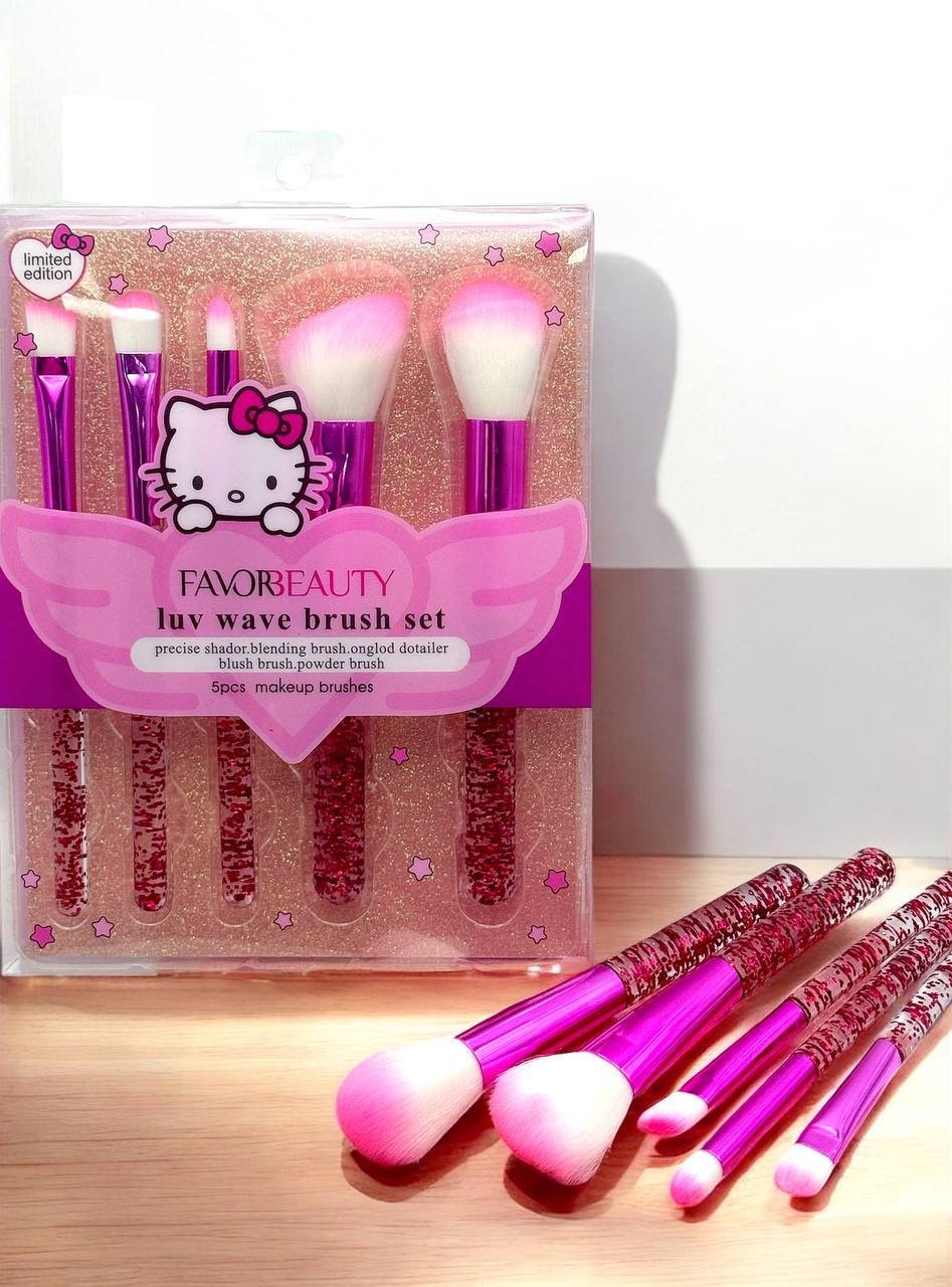 🎀Set de 5 brochas Kitty 🎀