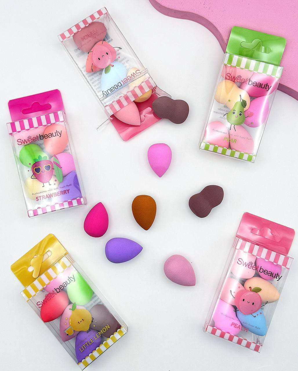 Cajita de 6 mini esponjitas 😍