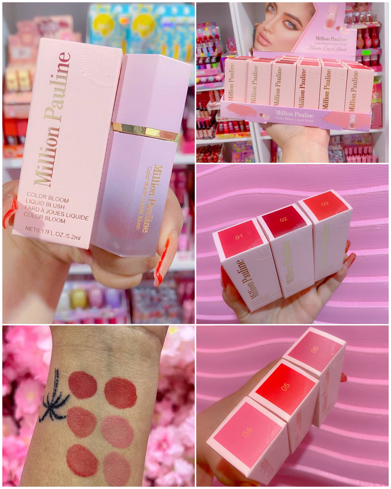 Rubor líquido MILLION PAULINE 