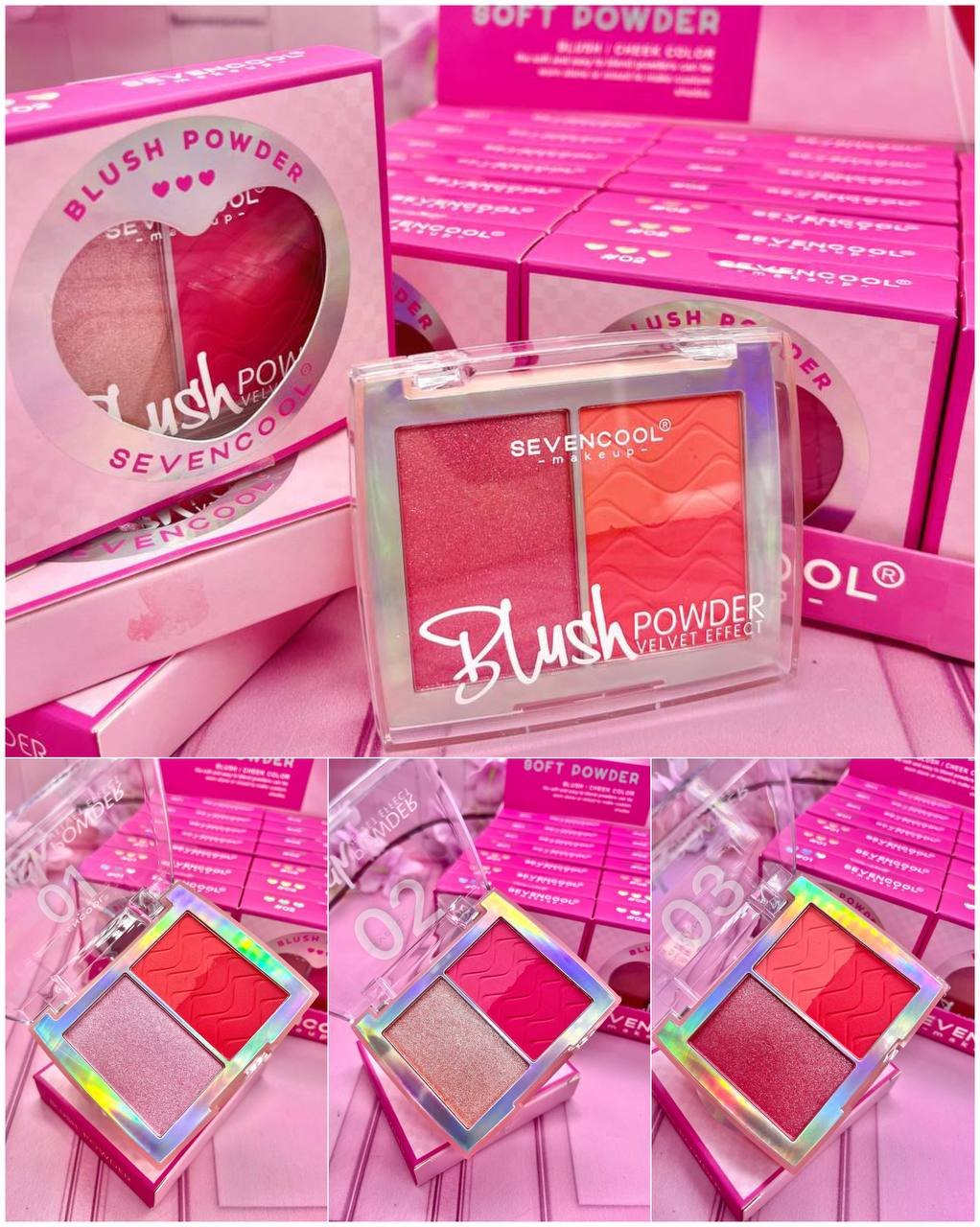 Paleta seven cool ❤️🙂‍↕️