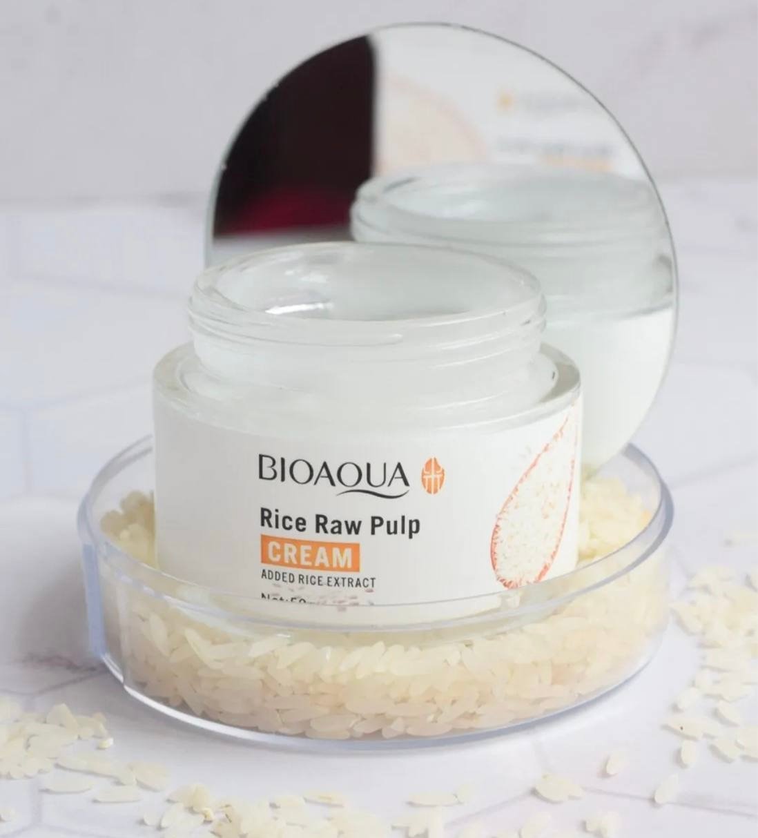 Crema facial de Arroz Bioaqua 🍚 