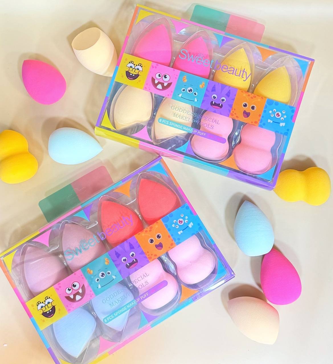 🌸 CAJA DE 8 ESPONJAS 🌸