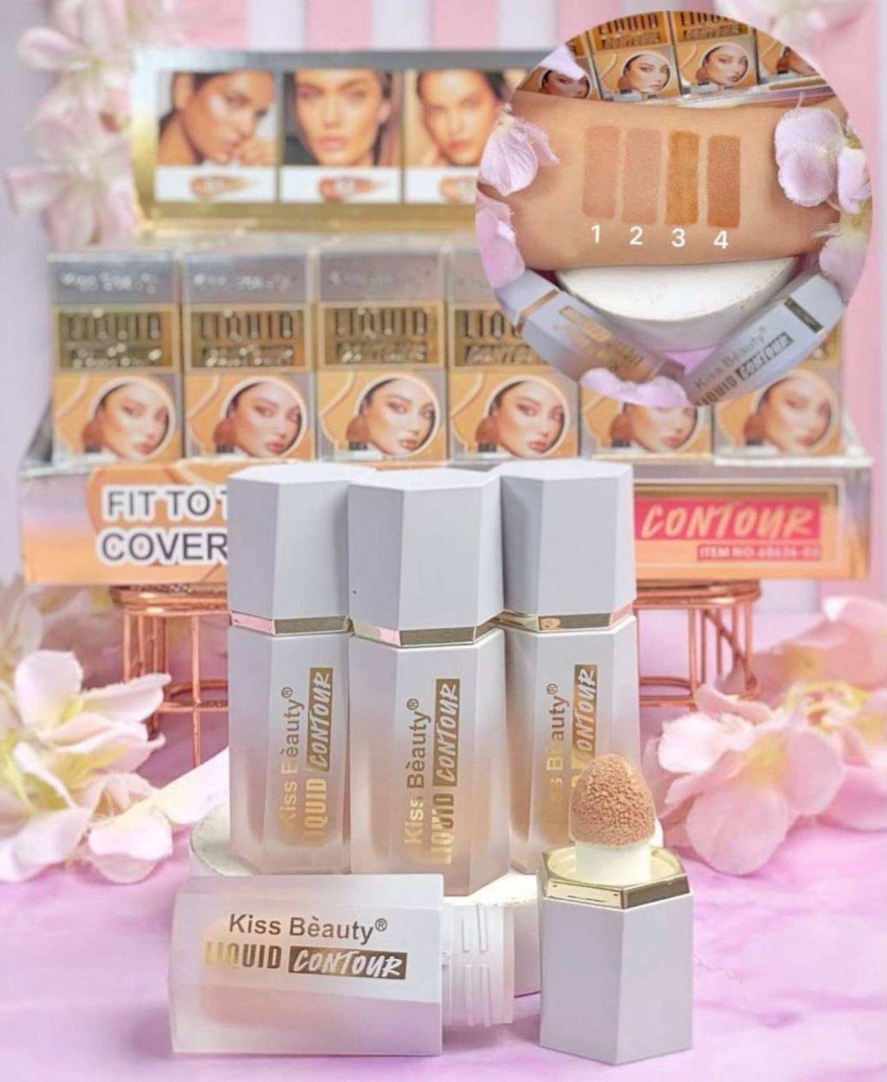 💖CONTORNO LÍQUIDO💖 Original Kiss Beauty🥰🌸