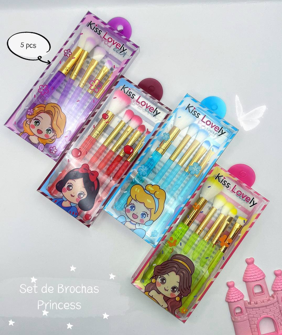 💓 Set de brochas princess 👸🏻