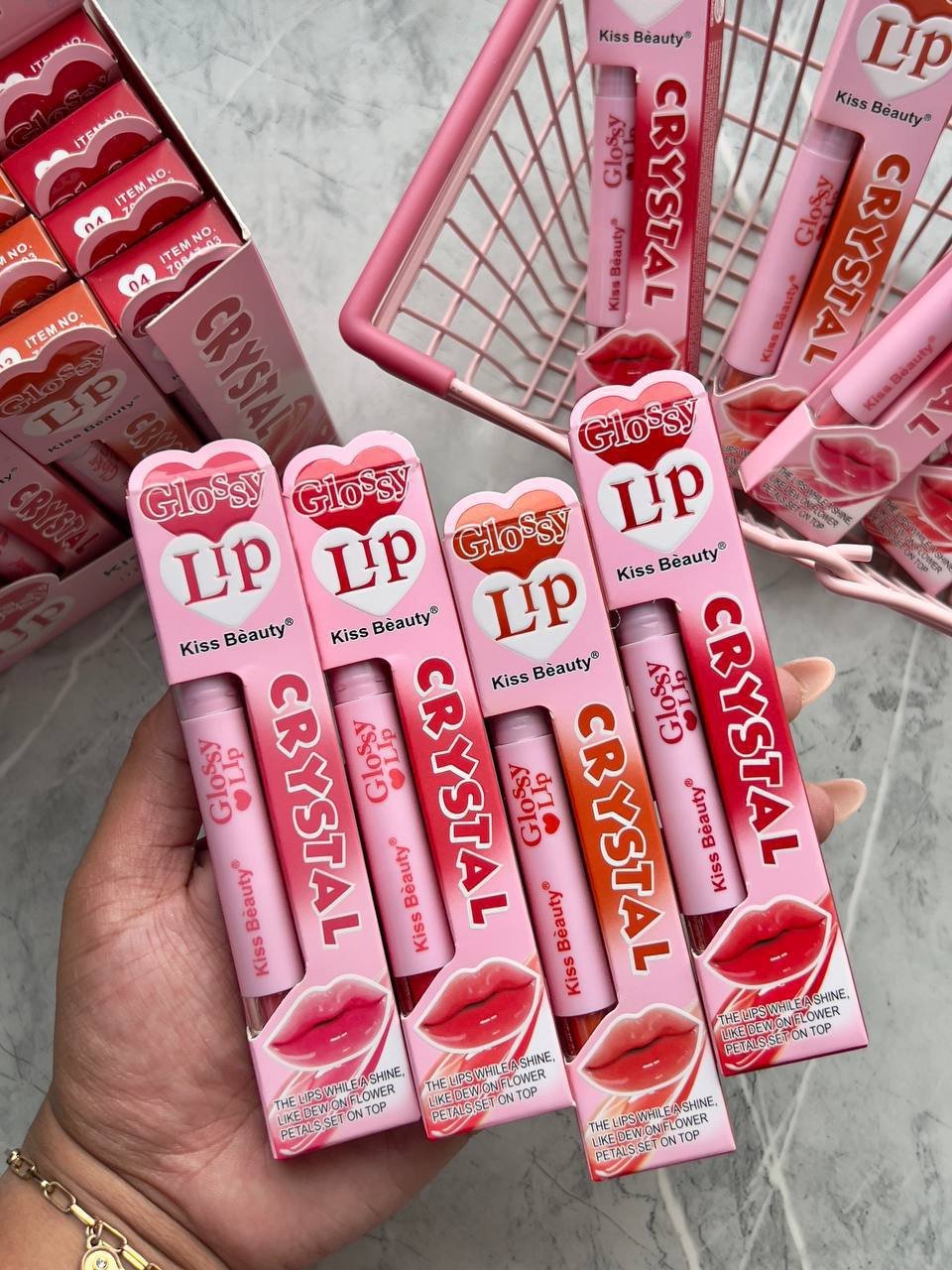 💖 LIP GLOSSY CRYTAL 💖 Original Kiss Beauty 🫧 