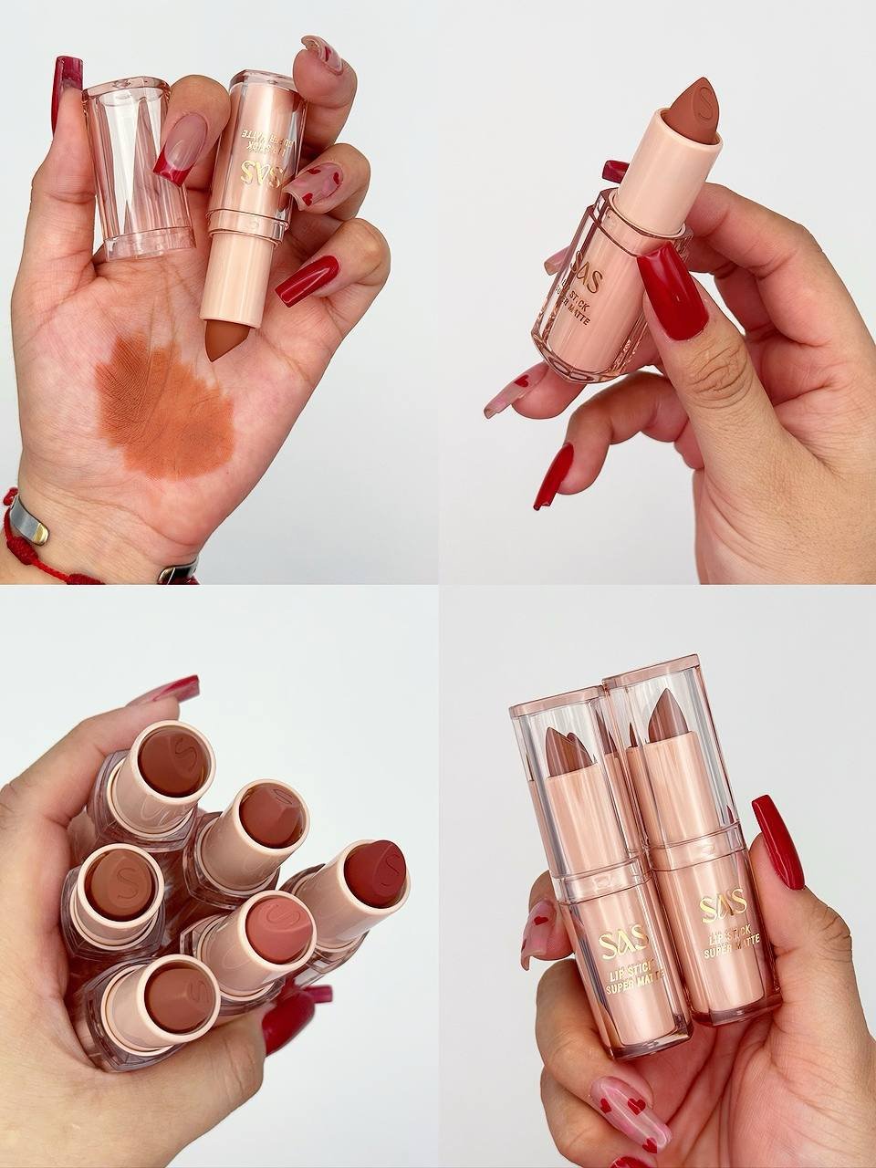 💖 LABIAL MATTE EN BARRA SAS 💖