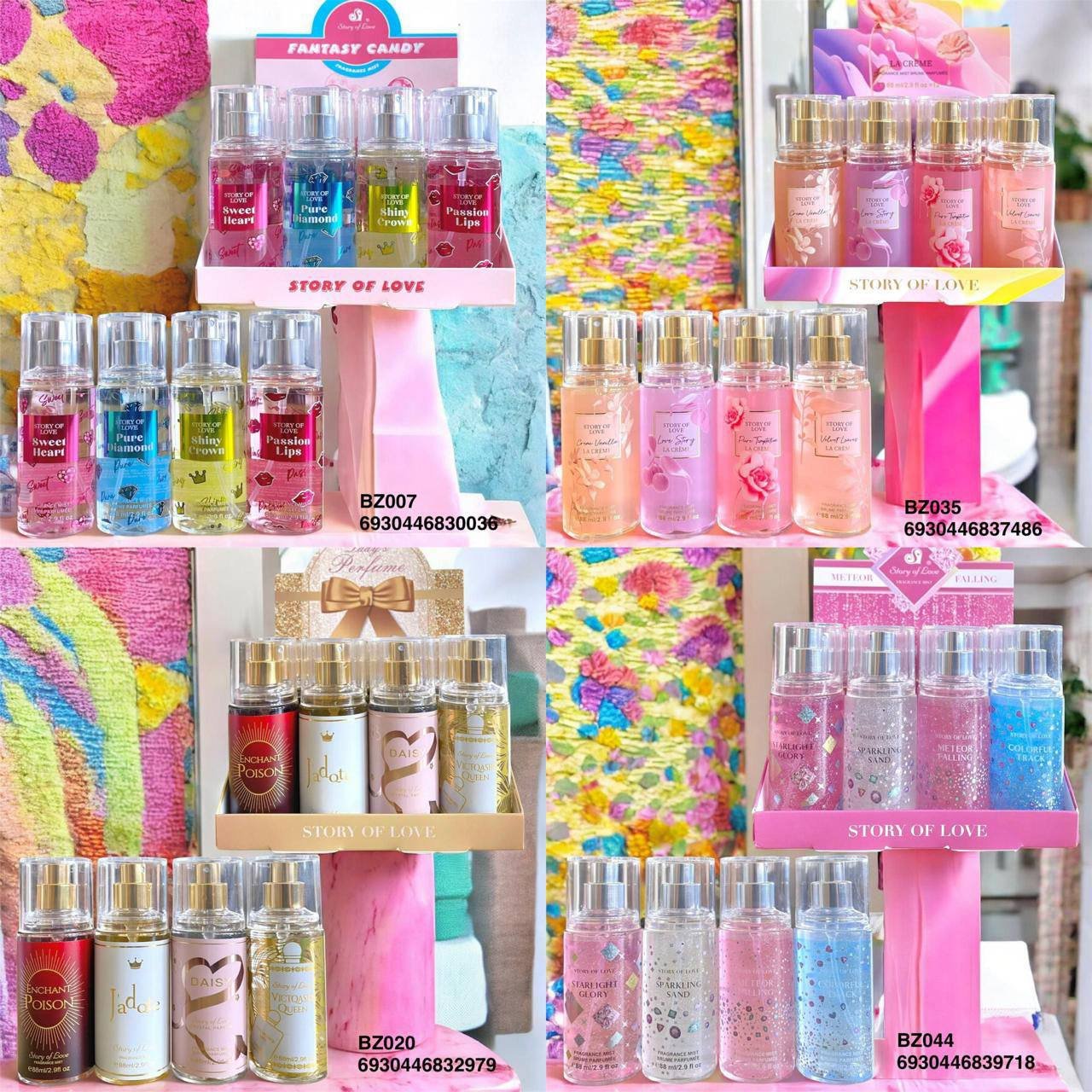 Splash mini 88ml con brillo y sin brillo 😍😍