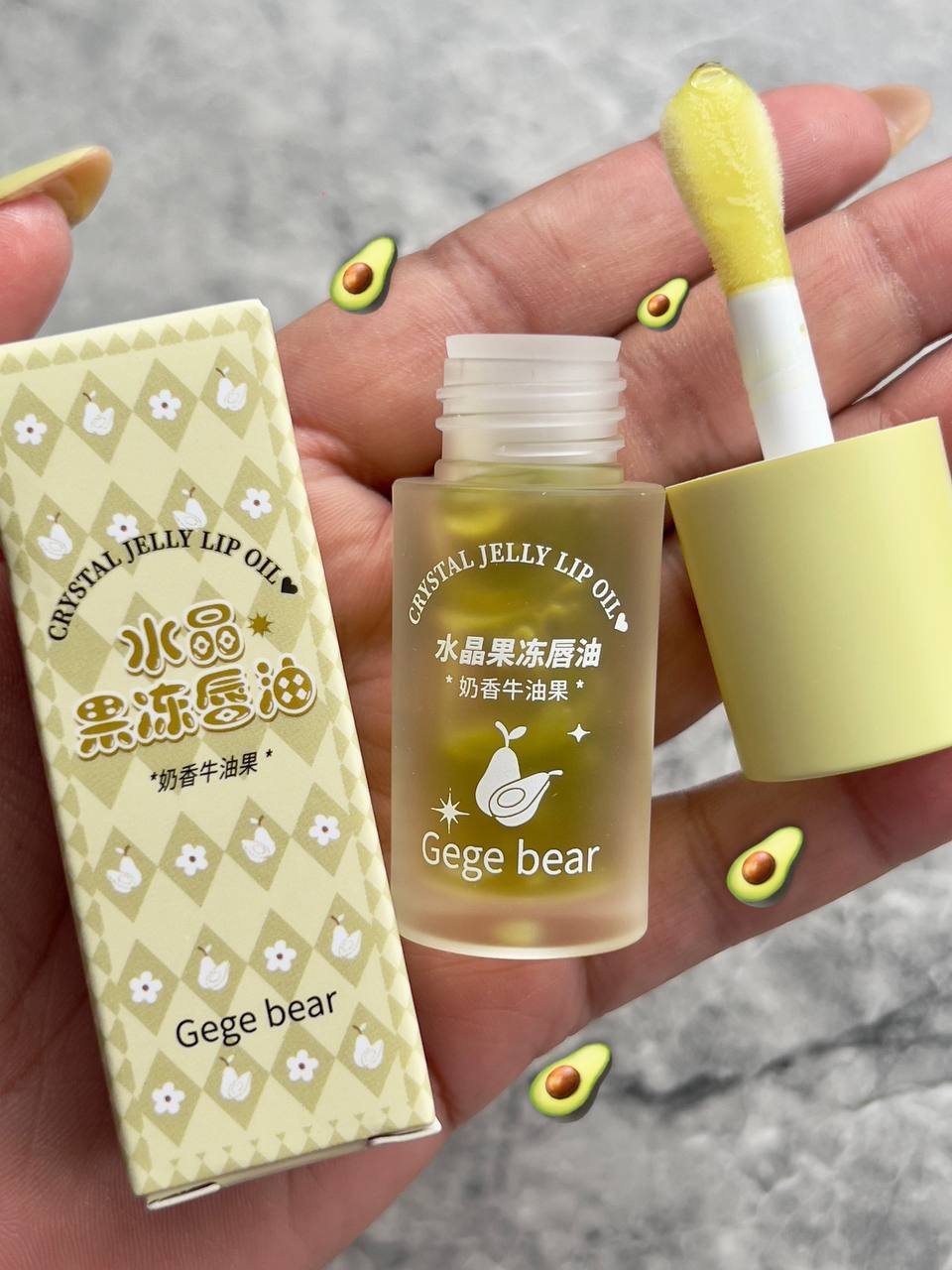 💖 LIP OIL JELLY CRYSTAL 💖 Original Gege Bear🐻✨