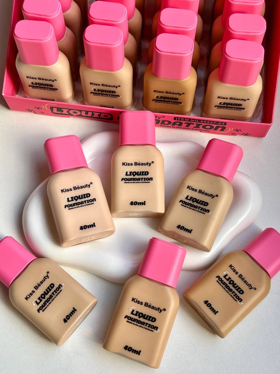 💖BASE LIQUIDA KISS BEAUTY 💖 EFECTO TINTA 😩😍🥰