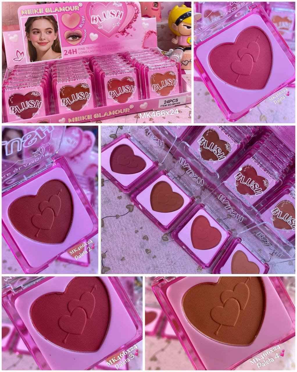 Rubor en polvo corazón ♥️