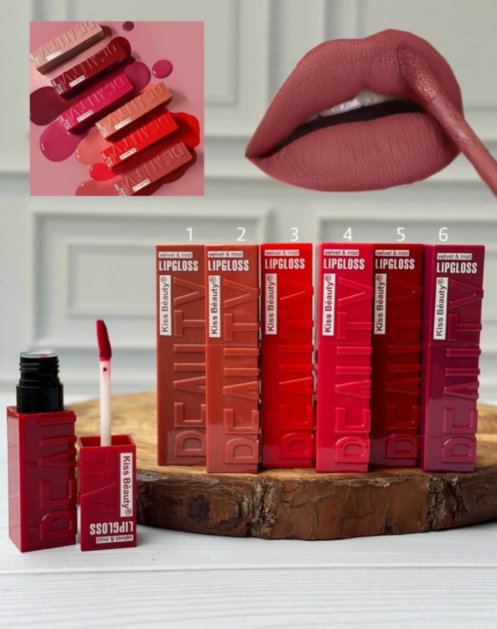 💖 LABIALES MATTE KISS BEAUTY💖 