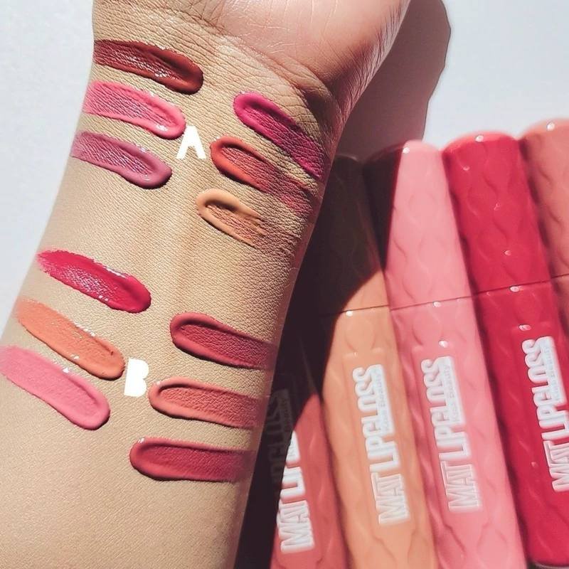 Labiales de acabado matte 