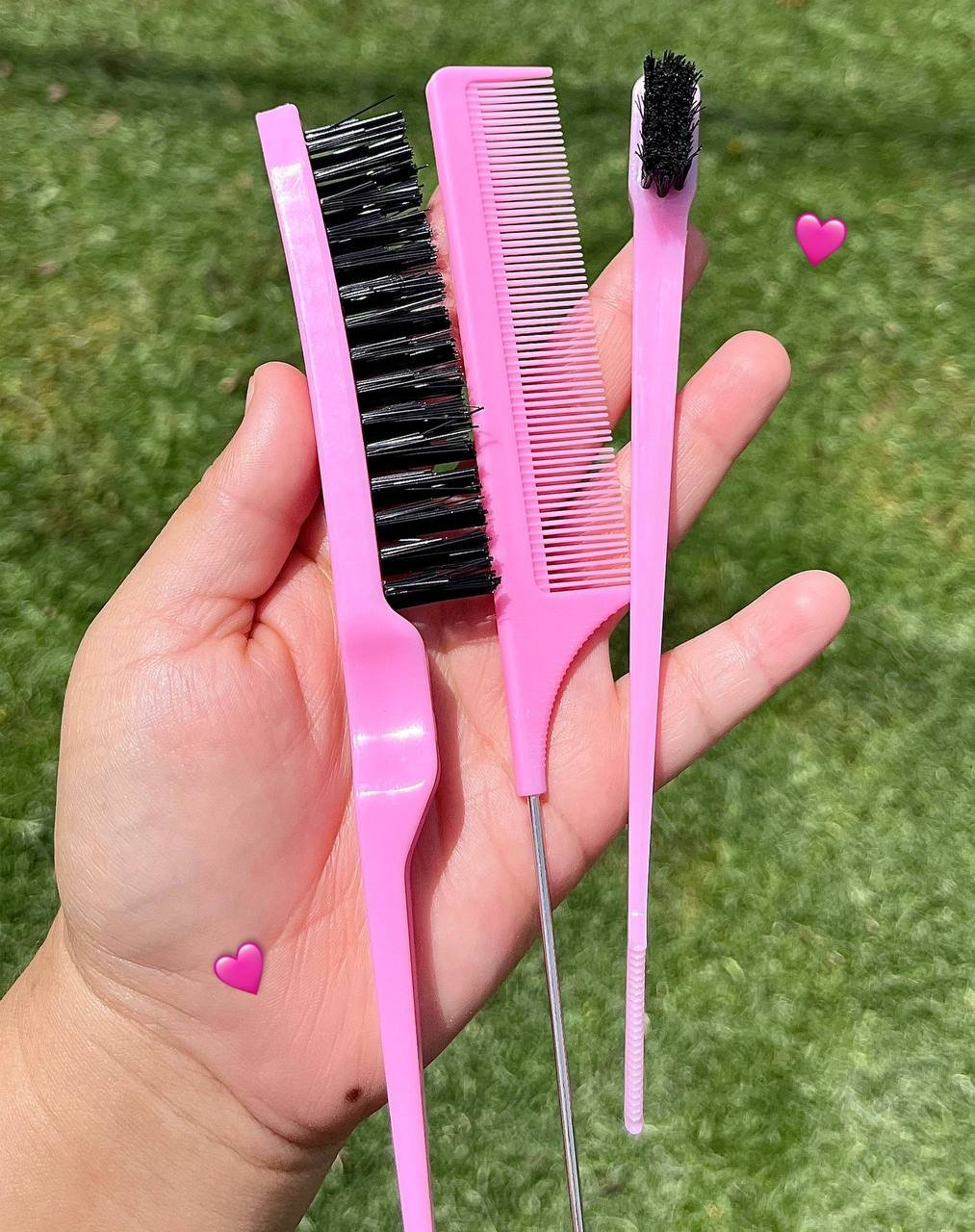 💖 Set x3 de pepinillos & cepillo 💖