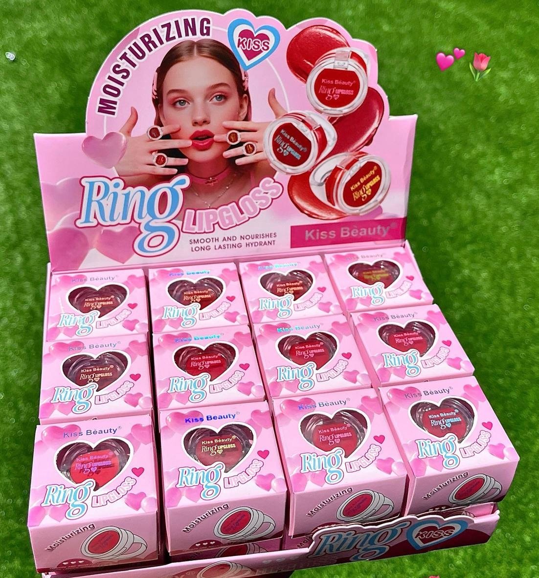 GLOSS EN FORMA DE ANILLO 💓 Kiss Beauty ✨🥰