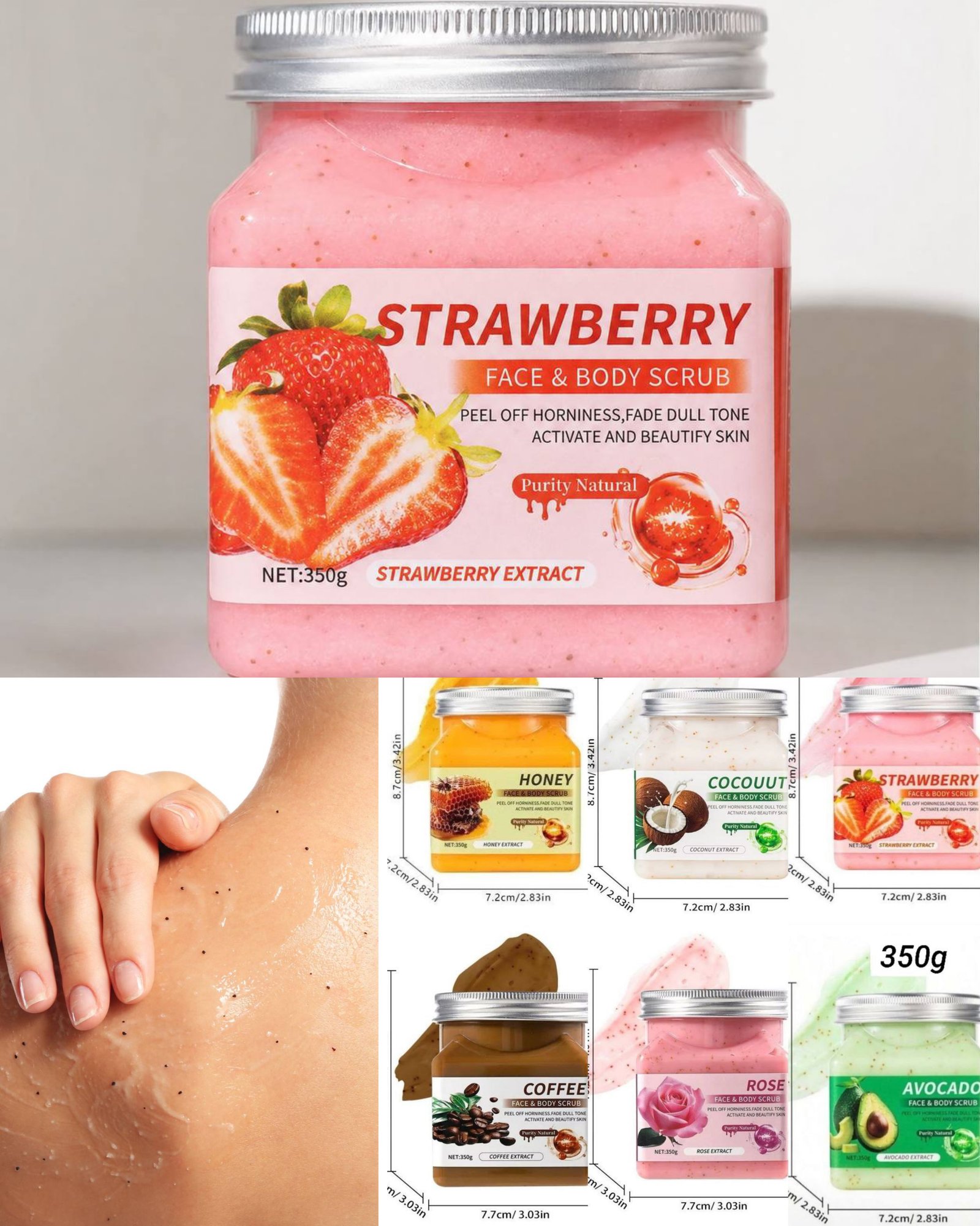 Exfoliante facial y corporal 350g 💖