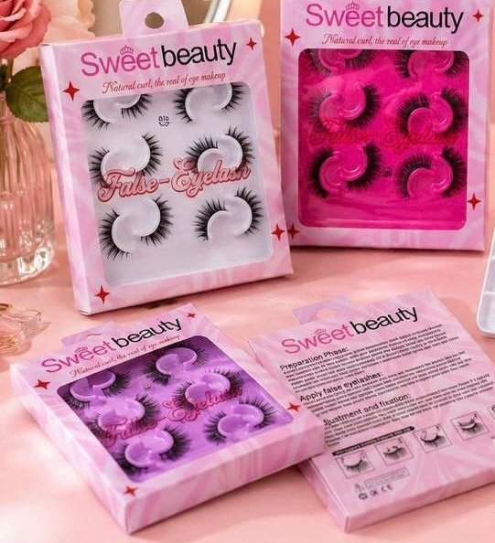 🩷 Set  6 pares de pestañas postizas 🩷 
