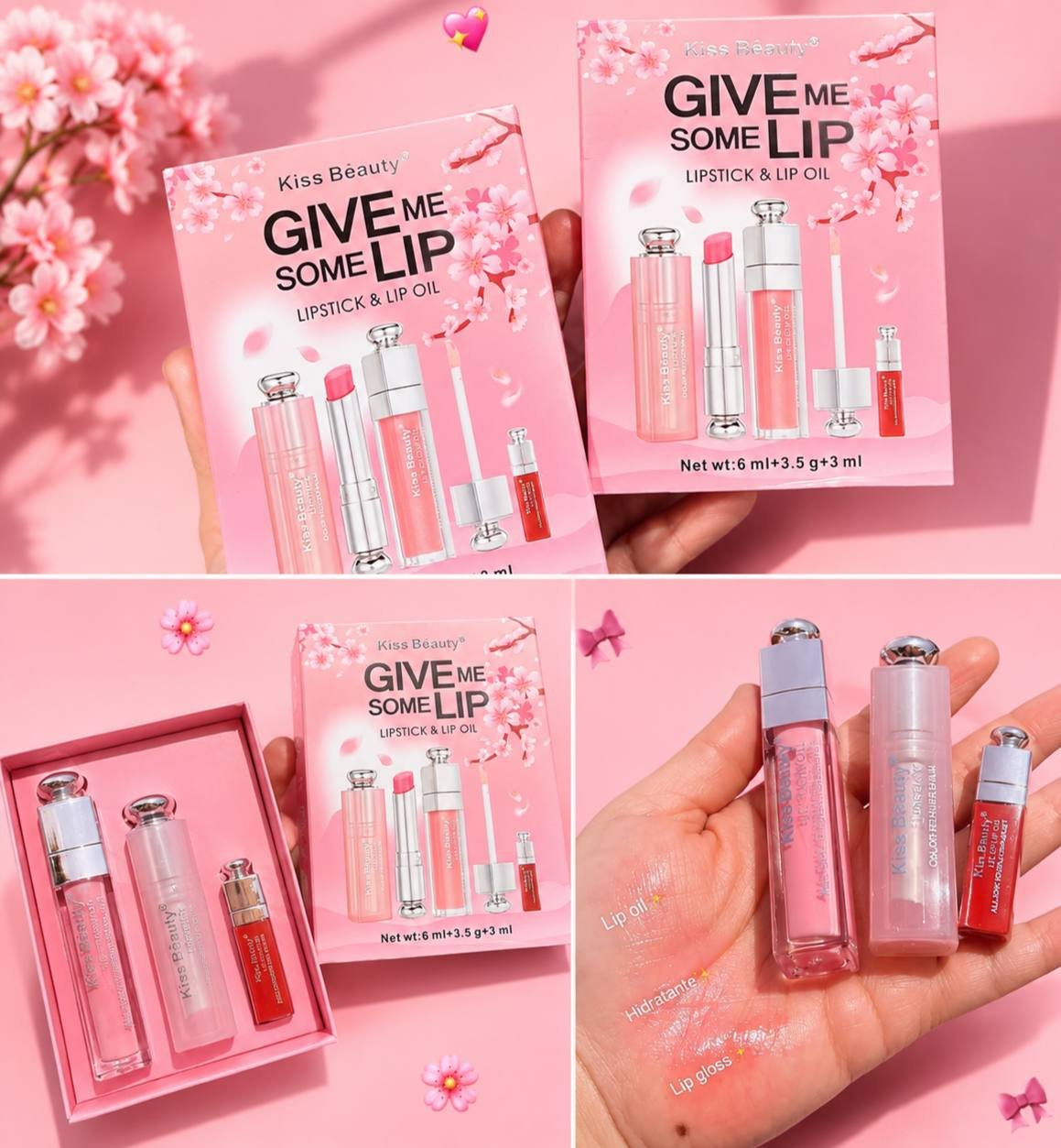 Set lips presentación tipo Dior 🥰