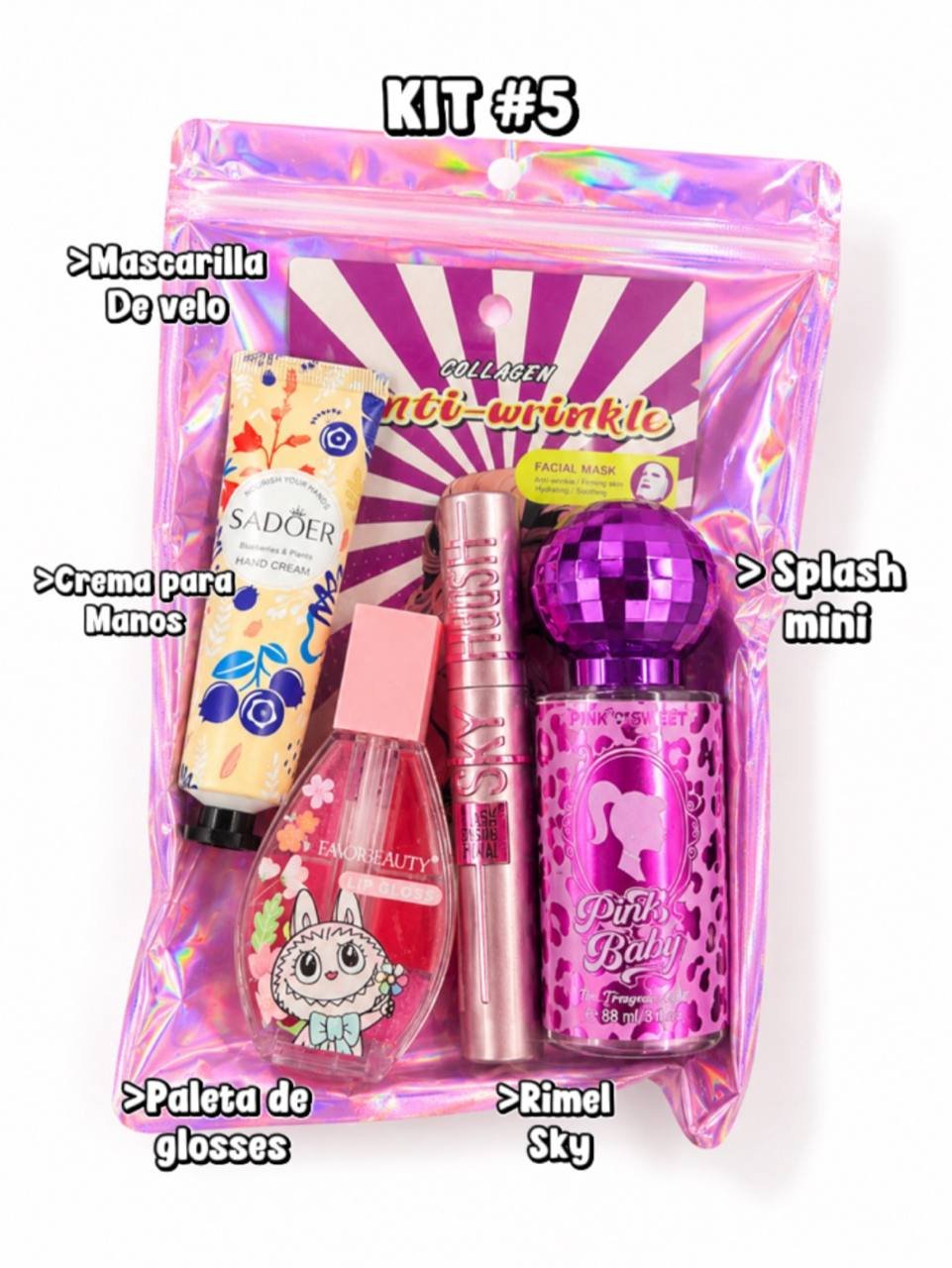 Kits tornasol de $5.00 😍