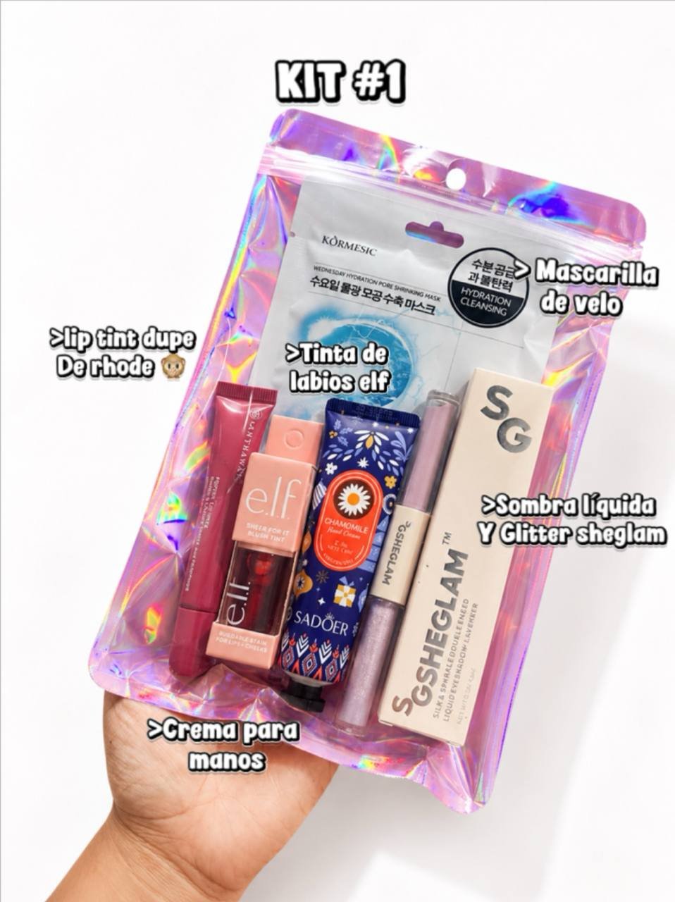 Kits tornasol de $5.00 😍