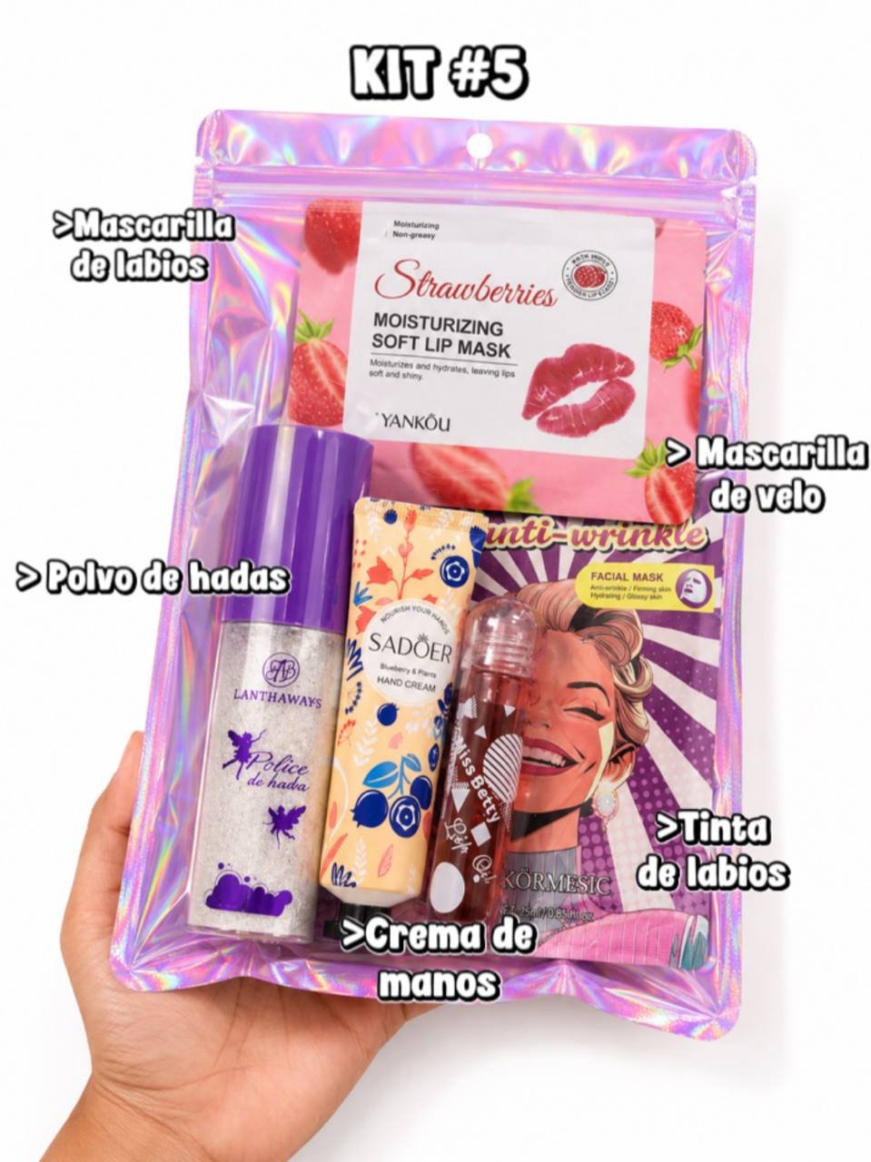Kits tornasol de $3.00💜