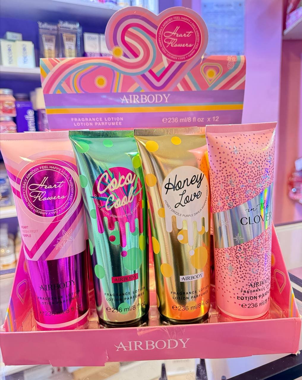 🌺 Lociones Perfumadas AIRBODY (236 ml)