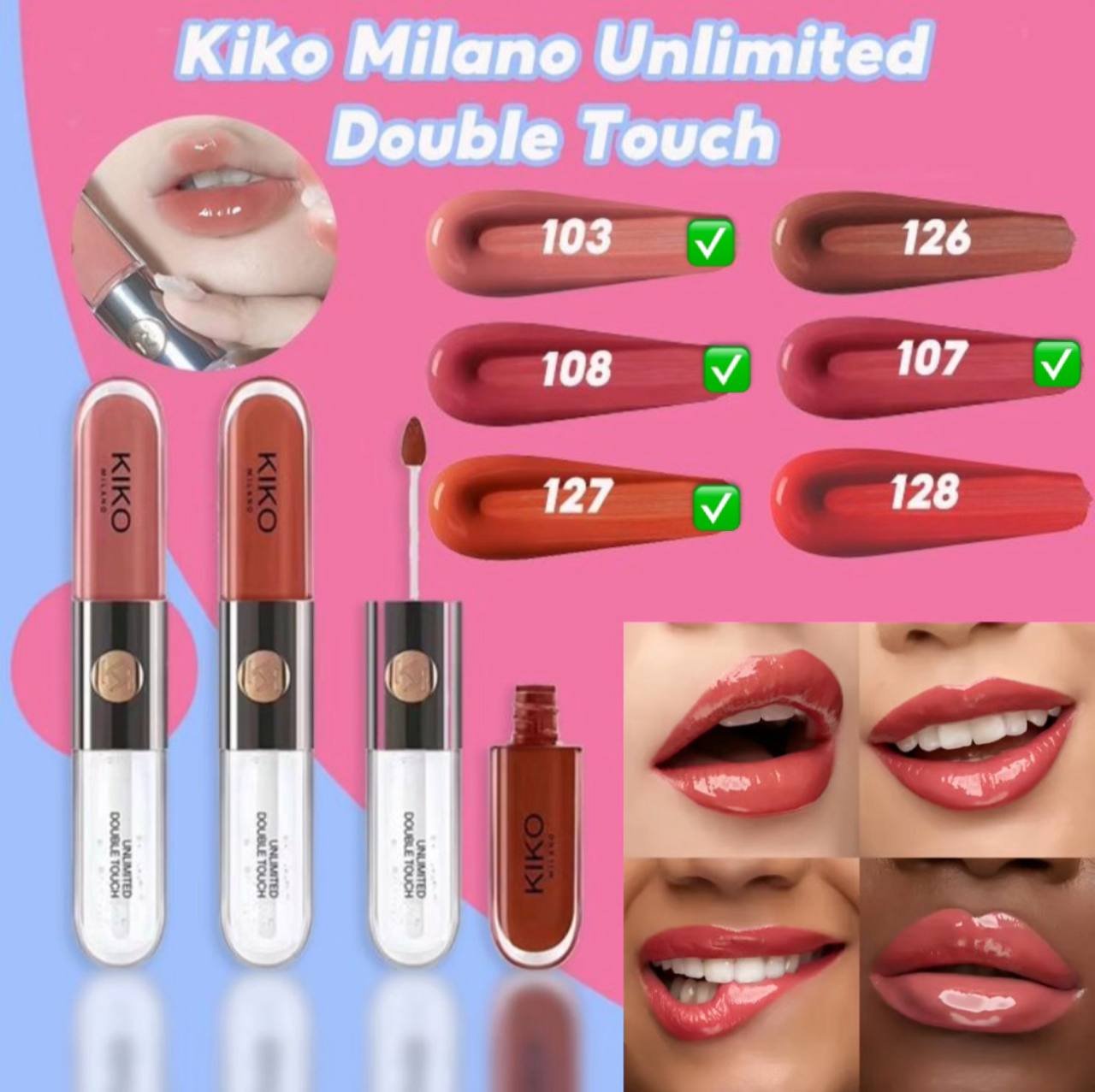 💖 LABIAL & GLOSS KIKO MILANO 💖