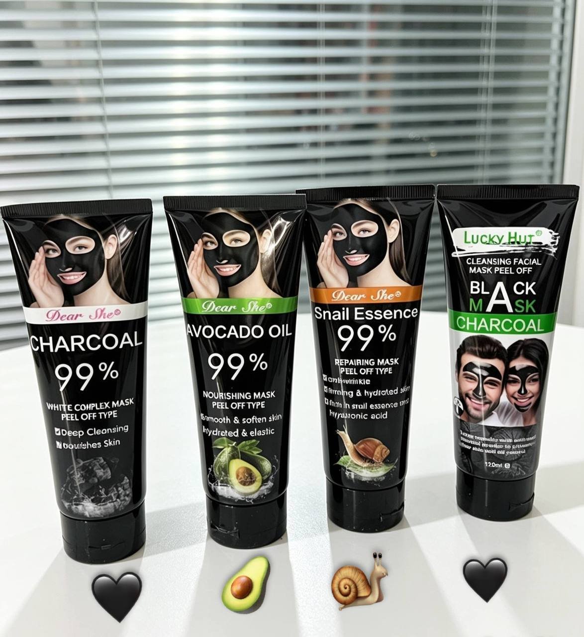 💖 MASCARILLA PUNTOS NEGROS 💖
