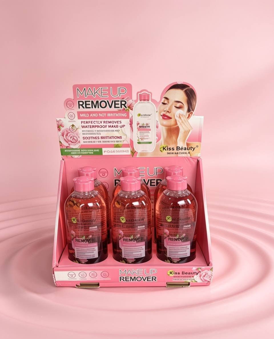 DESMAQUILLANTE CON EXTRACTO DE ROSAS KISS BEAUTY 💗🌹✨ 