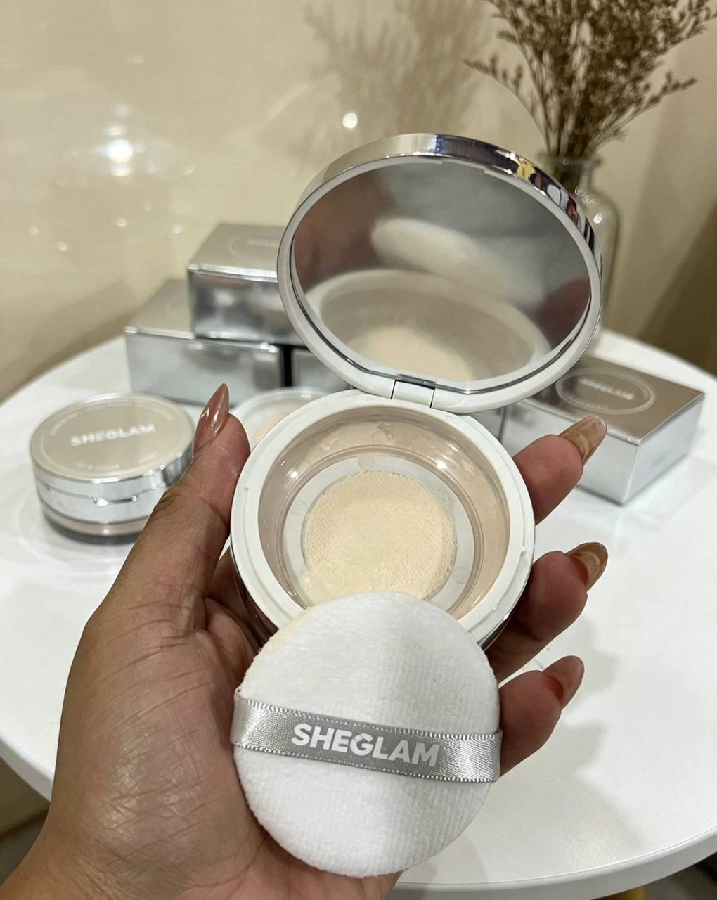 Polvo fijador SHEGLAM Hydro-Touch Refreshing 🌼🤍
