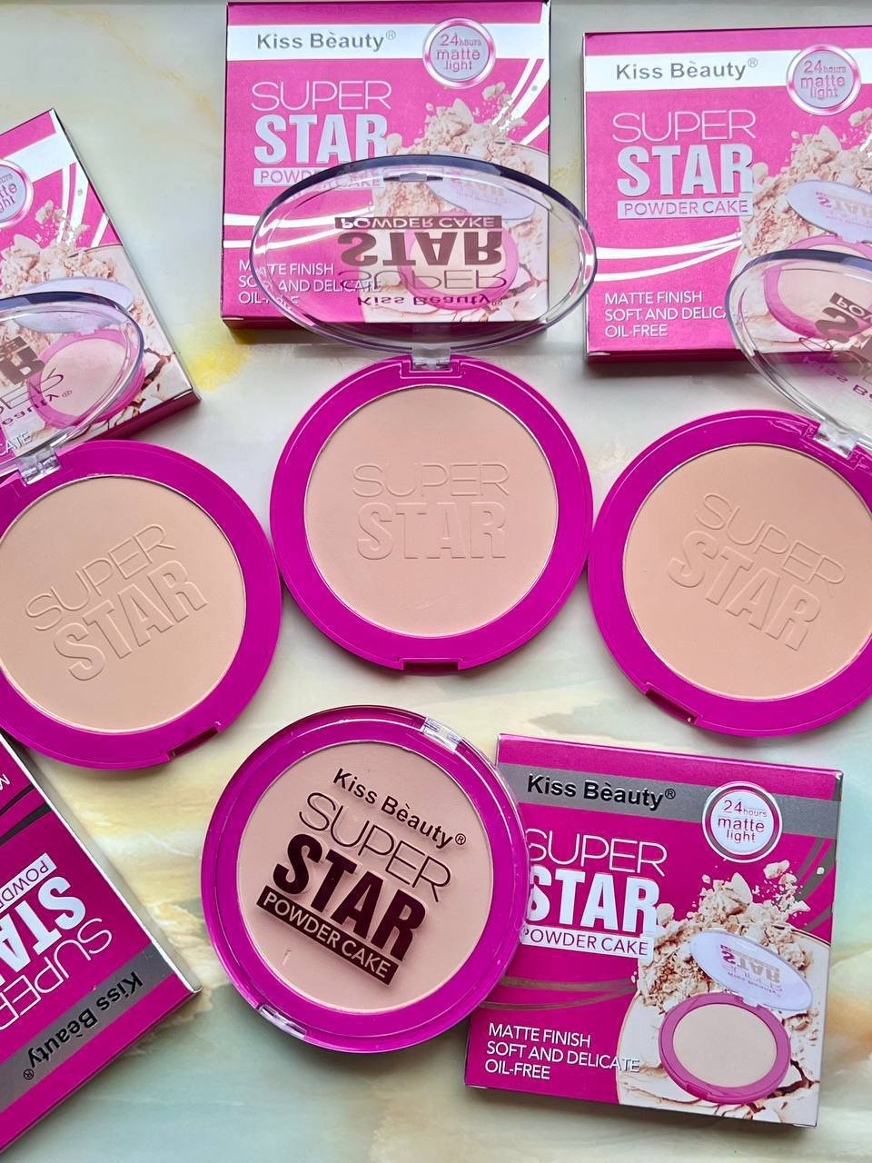 💖 POLVO COMPACTO STAR 💖 Original Kiss Beauty✨