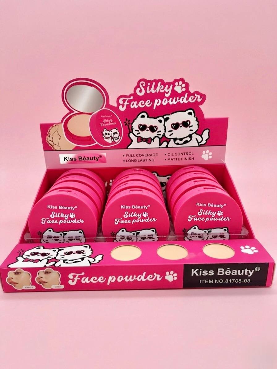 ✨ Polvo Compacto OMG CAT ✨ Kiss Beauty