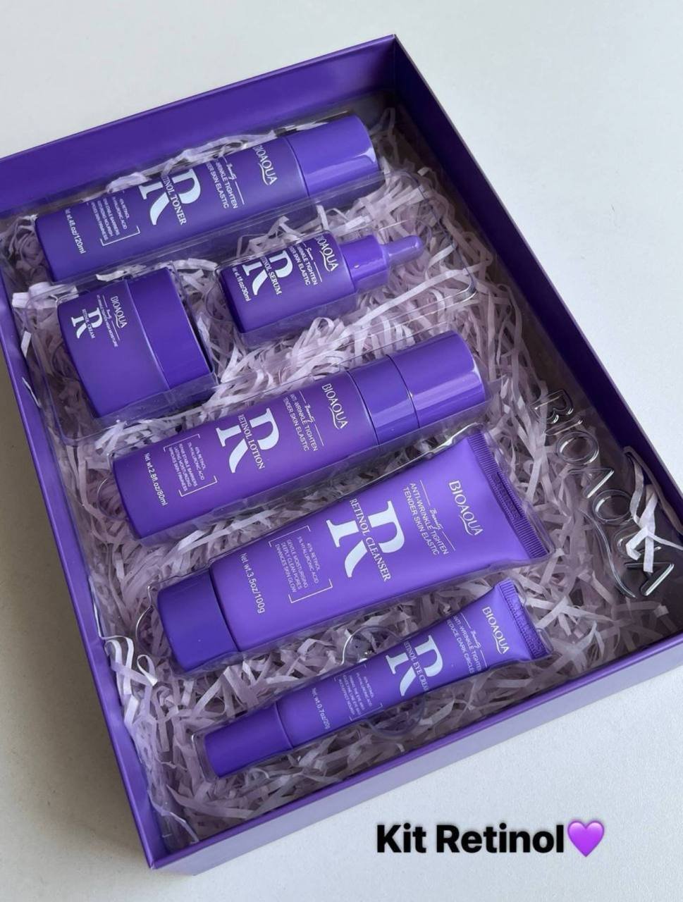 Caja de skincare retinol BIOAQUA