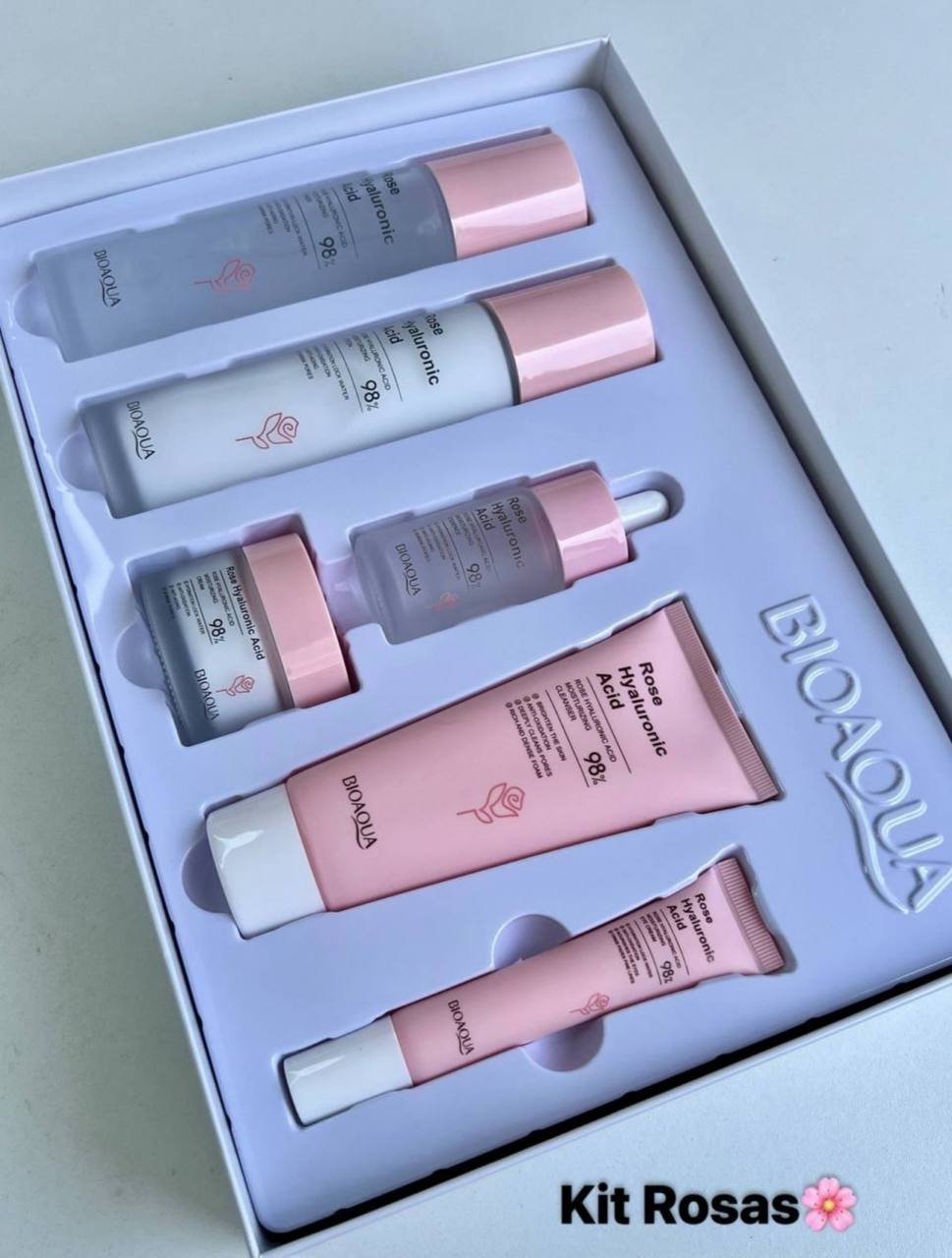 Caja de Skincare Rosas Bioaqua 🌸
